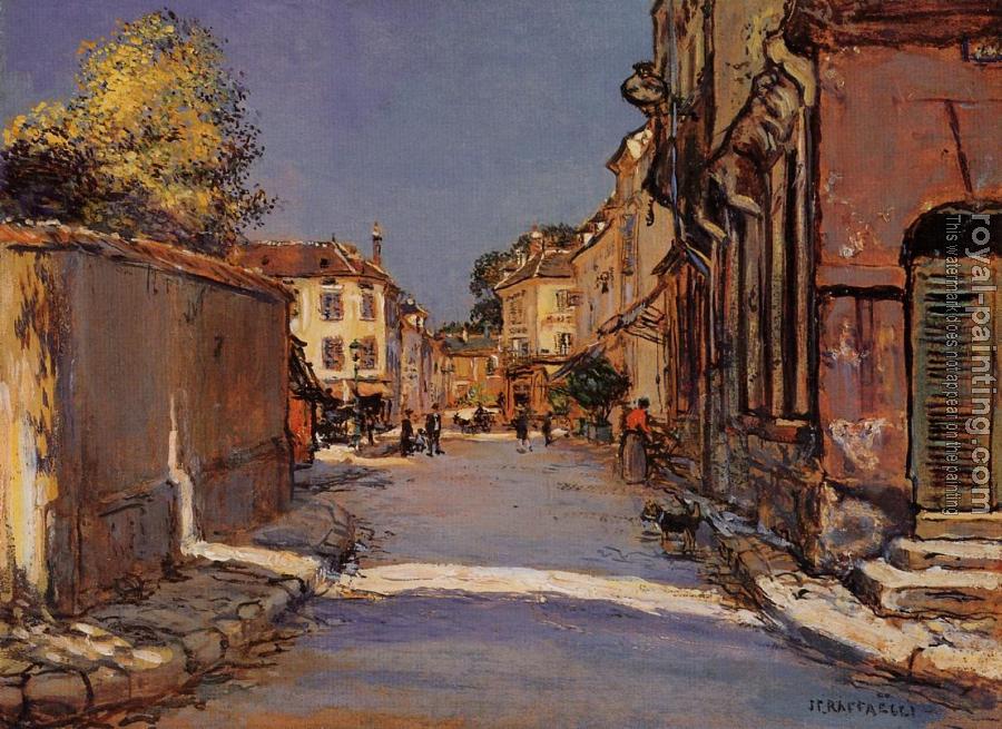 Jean Francois Raffaelli : Village Street